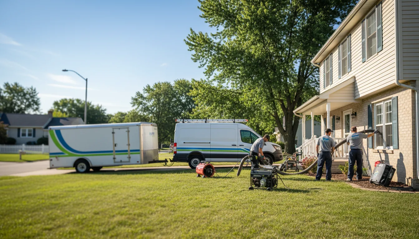 Flooded Basement Restoration And Cleanup With Repair in Newton Falls, OH near me